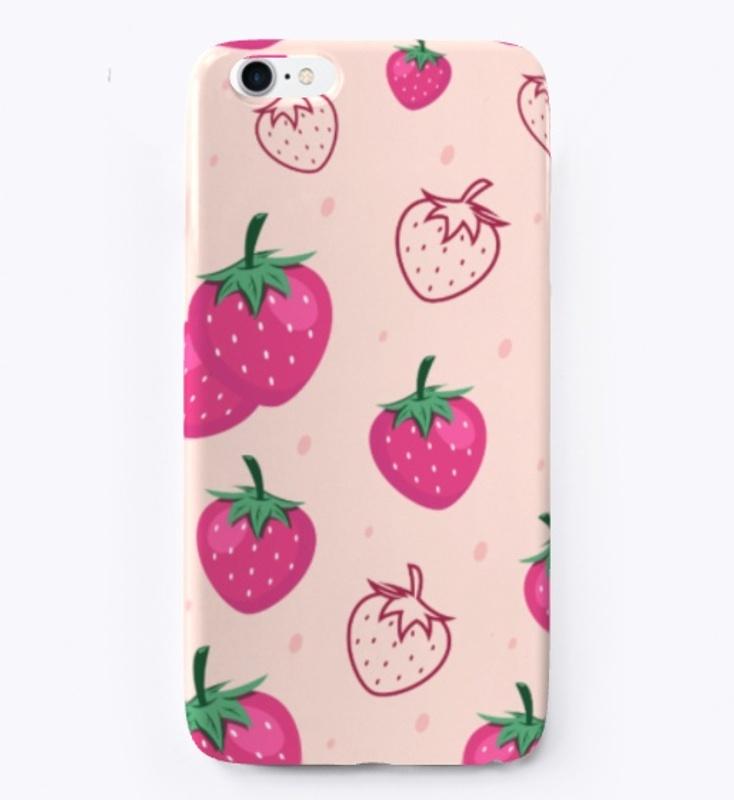 Strawberry Phone Case, Bottle, Pillows